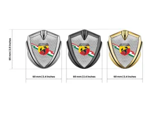 Fiat Abarth Emblem Fender Abzeichen Limitierte Edition Premium